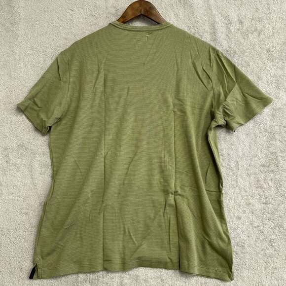 NWOT Banana Republic Men's XL Luxe Touch Performance Tee 100% Cotton Green - Picture 3 of 8